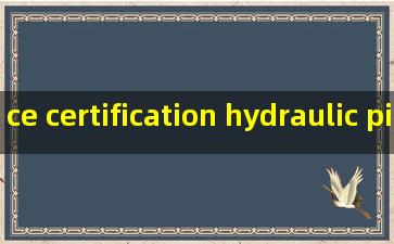 ce certification hydraulic pilot oil filter